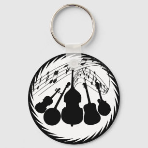 5 STÜCK-BAND - KEYCHAIN SCHLÜSSELANHÄNGER