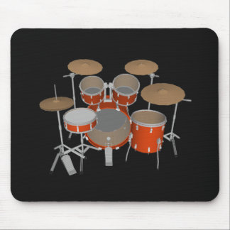 5 Stück Drum Kit - Orange Finish - Drums Mousepad