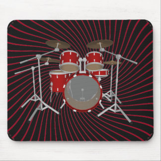 5 Stück-Trommel-Ausrüstung: Gewundene Grafiken: Mousepad