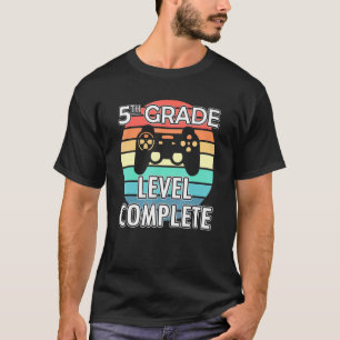 5. Stufe Vollständiger Fünftklassiges Videogame G T-Shirt