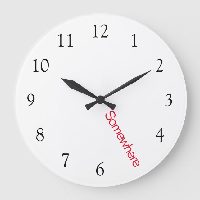 5 Uhr Irgendwo mit Rot (Vorderseite)