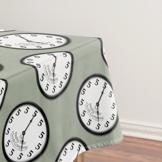 5 Uhr-Uhr Tischdecke (Beispiel)
