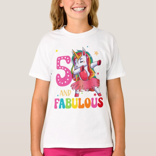 5 und Fabulous T-Shirt (Vorderseite)