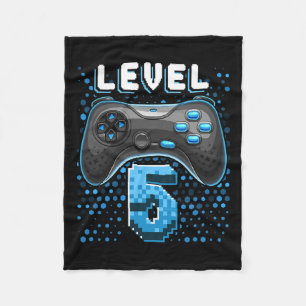 5 Video Game Controller 5. Geburtstag Game-Geschen Fleecedecke