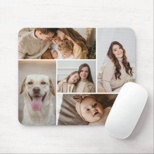 5 Vorlage für die FotoCollage Personalisiert Mousepad