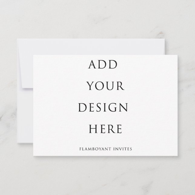 5"x3.5"-RSVP-Karte/-Abschlusskarte (Vorderseite)