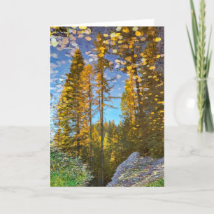 5"x7" Faltkarte   Bergkugel Karte