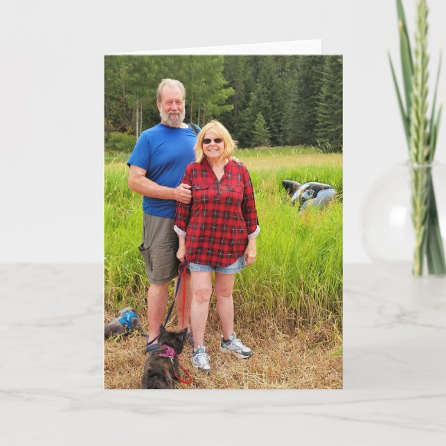 5"x7" Folded Card || Farm Photobomb Karte (Vorderseite)