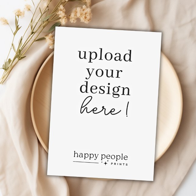 5"x7"-Kartendruck | Doppelseitiges Portrait Einladung (Von Creator hochgeladen)