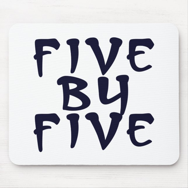5 x 5 mousepad (Vorne)