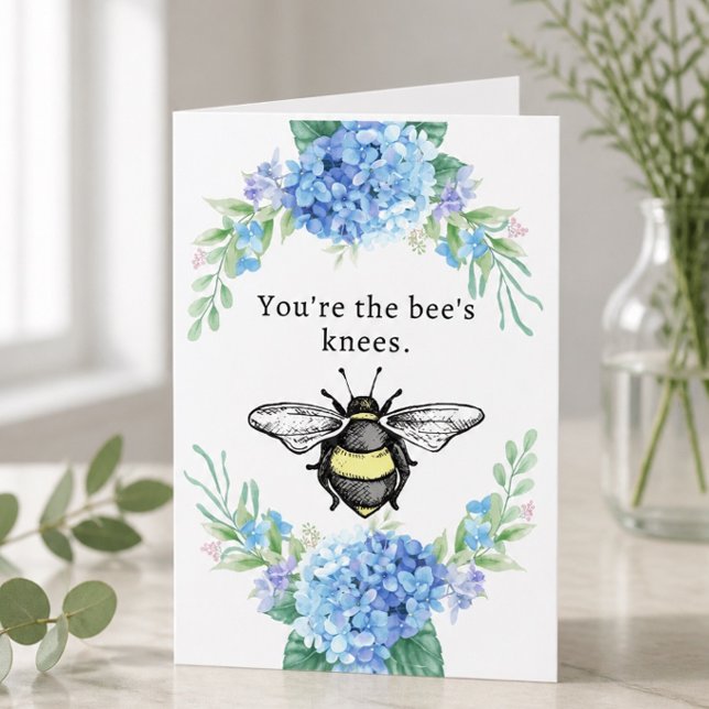 5" x 7" Bienenknochen-Grußkarte Karte (Von Creator hochgeladen)