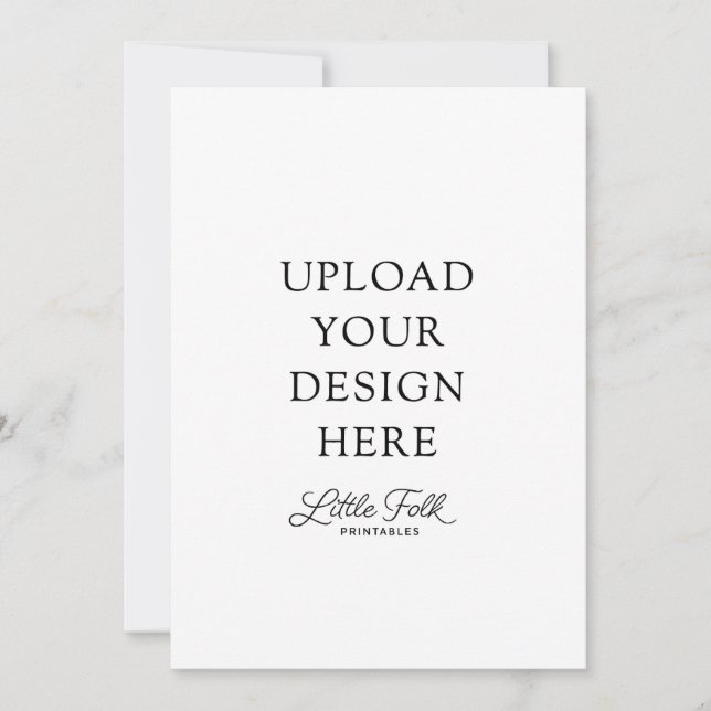 5 x 7" einladung (Vorderseite)