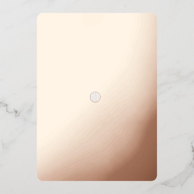 5" x 7" Foil-Einladung Folieneinladung (Vorderseite)