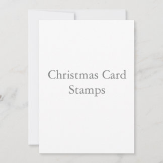 5" x 7" quadratische Weihnachtskarten Stempel Dankeskarte