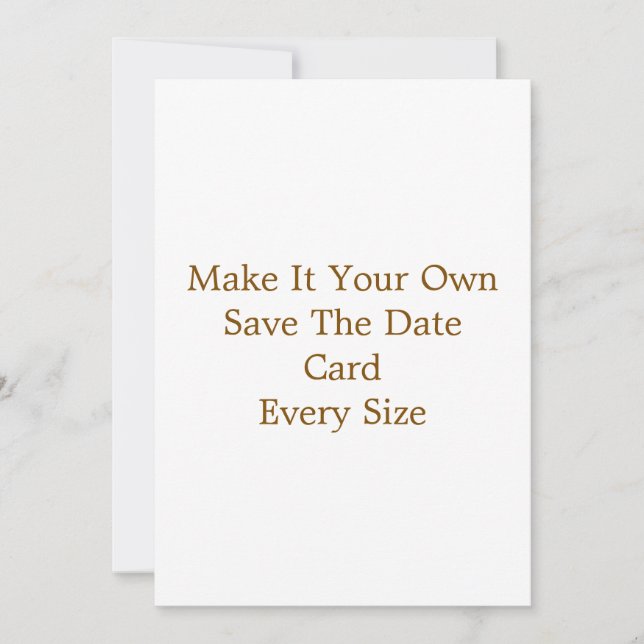 5" x 7" Save-The-Date-Karte Save The Date (Vorderseite)