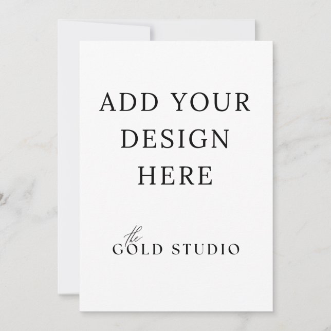 5 x 7 Vorlage für doppelseitige Einladungen (Vorderseite)