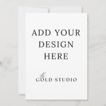 5 x 7 Vorlage für doppelseitige Einladungen