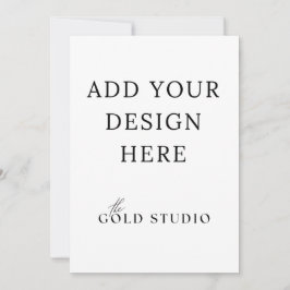 5 x 7 Vorlage für doppelseitige Einladungen