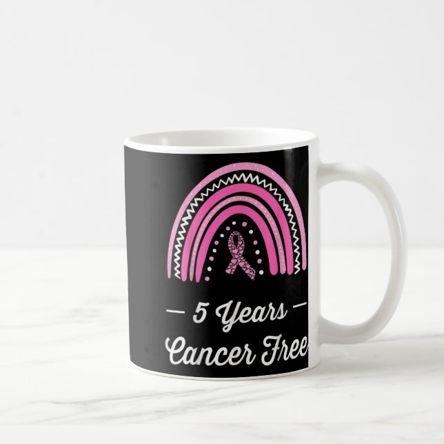 5 Years Breast Cancer Survivor  Kaffeetasse (Rechts)