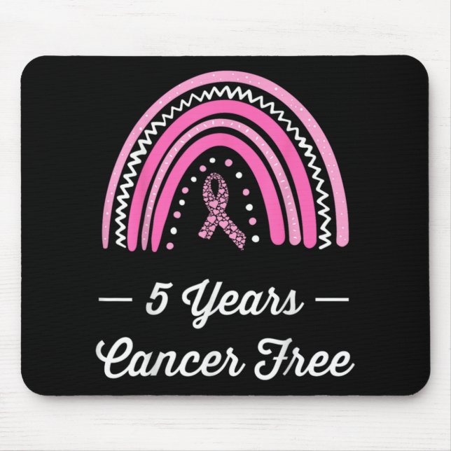 5 Years Breast Cancer Survivor  Mousepad (Vorne)