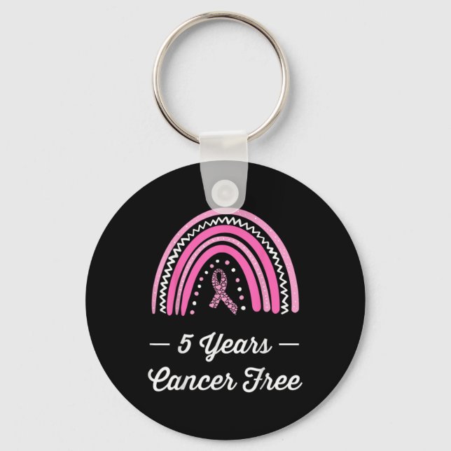 5 Years Breast Cancer Survivor  Schlüsselanhänger (Vorderseite)