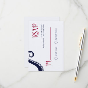 5 Zoll x 3,5" Antwortkarte RSVP Karte