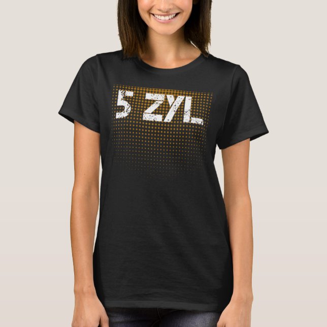 5 Zylinder Motor Tuner Auto Tuner 1 T-Shirt (Vorderseite)