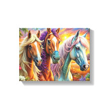 5D Diamond Painting Kit Pferdedesign Wandkunst