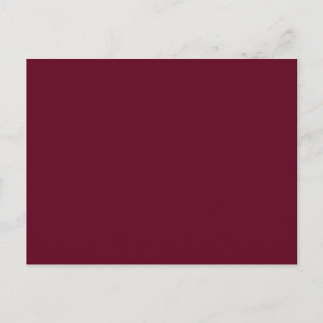 #5F021F Hex Code Web Color Dark Red Burgundy Postkarte (Vorderseite)