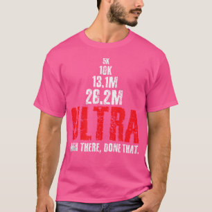 5K bis Ultra-Lauf Marathon Trail Runner T-Shirt