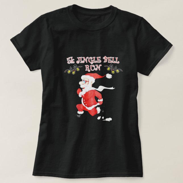 5k Jingle Bell Weihnachten, Weihnachtsgeschenk Set T-Shirt (Design vorne)