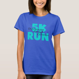 5K Lauf Aqua Sports Running T-Shirt