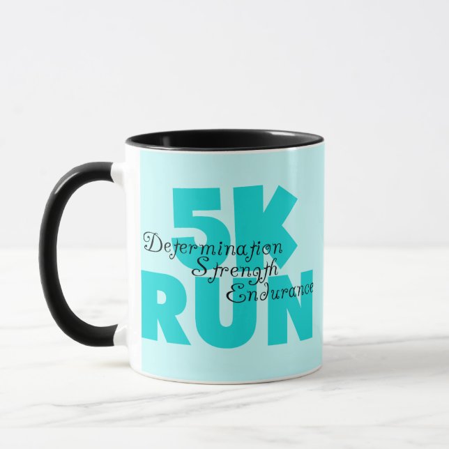 5K Lauf Aqua Sports Running Tasse (Links)