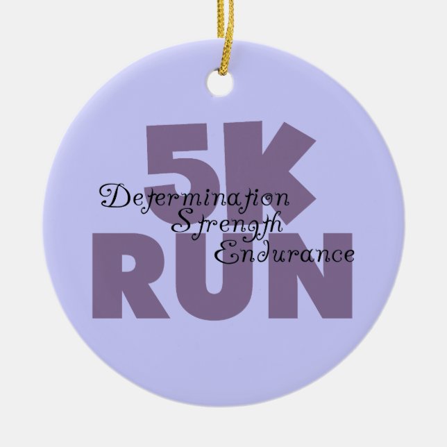 5K Lauflila Keramikornament (Vorne)