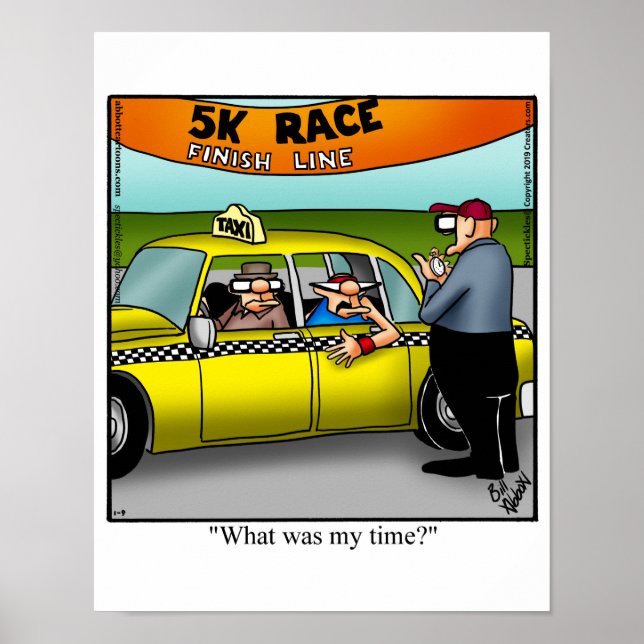 5K Race Spaß Poster-Geschenk Poster (Vorne)