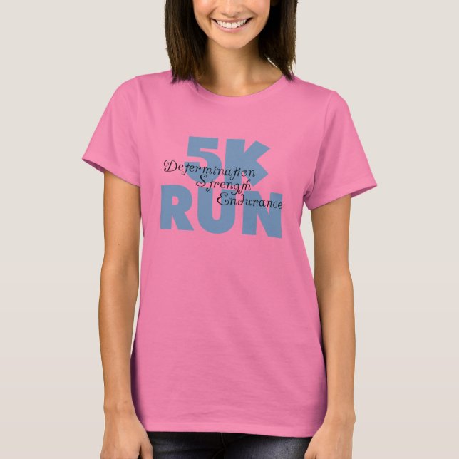 5K Run Blue T-Shirt (Vorderseite)