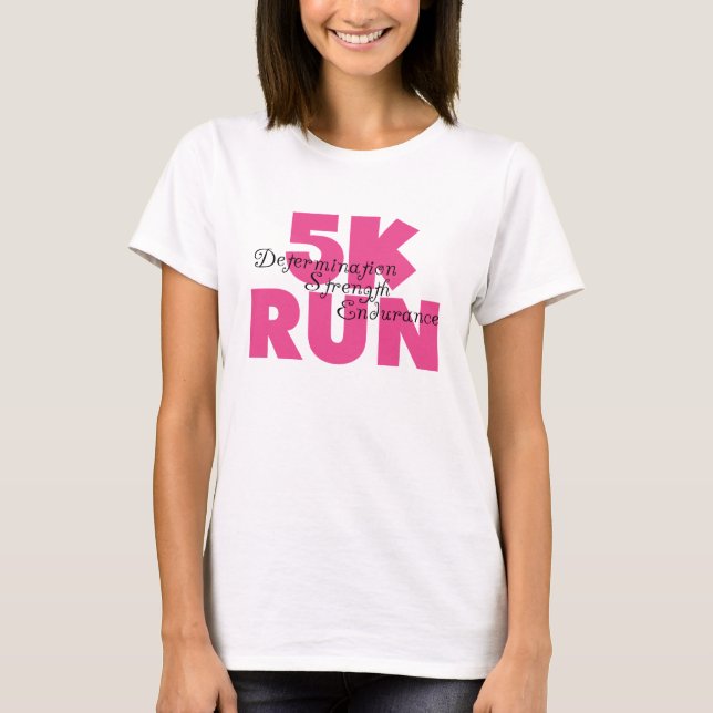 5K Run Pink T-Shirt (Vorderseite)