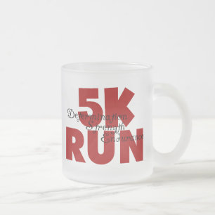 5K Run Red Mattglastasse