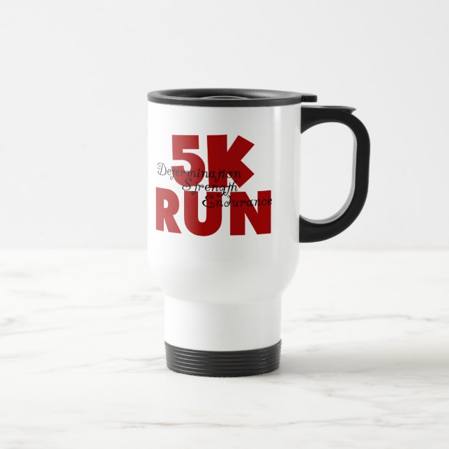 5K Run Red Reisebecher (Rechts)