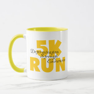 5K Run Yellow Tasse