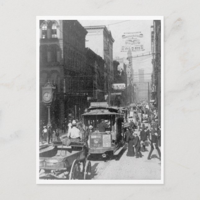 5th Ave, Pittsburgh Postkarte (Vorderseite)