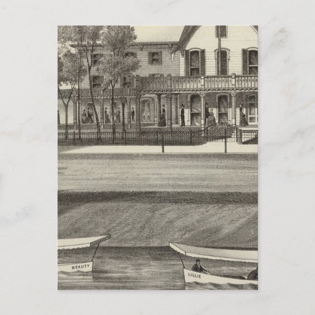 5th Avenue House, Ocean Beach, NJ Postkarte (Vorderseite)