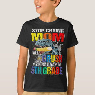 5th Grade Monster Truck Dinosaur T - Shirt