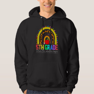 5th grade rainbow teacher team fifth grade squad g hoodie