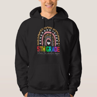 5th grade rainbow teacher team fifth grade squad g hoodie