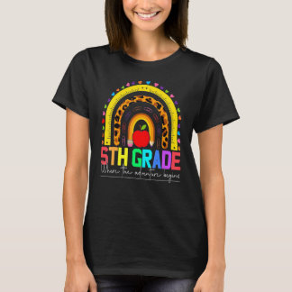 5th grade rainbow teacher team fifth grade squad g T-Shirt