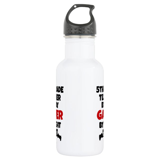 5th Grade Teacher Gamer Trinkflasche (Vorderseite)