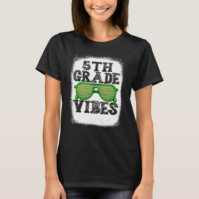 5th Grade Vibes 5th Grade Back To School Boys Kids T-Shirt (Vorderseite)