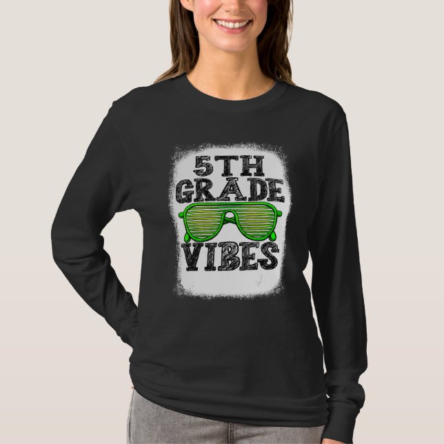 5th Grade Vibes 5th Grade Back To School Boys Kids T-Shirt (Vorderseite)