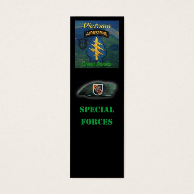 5th green berets special force group bookmarker (Vorderseite)
